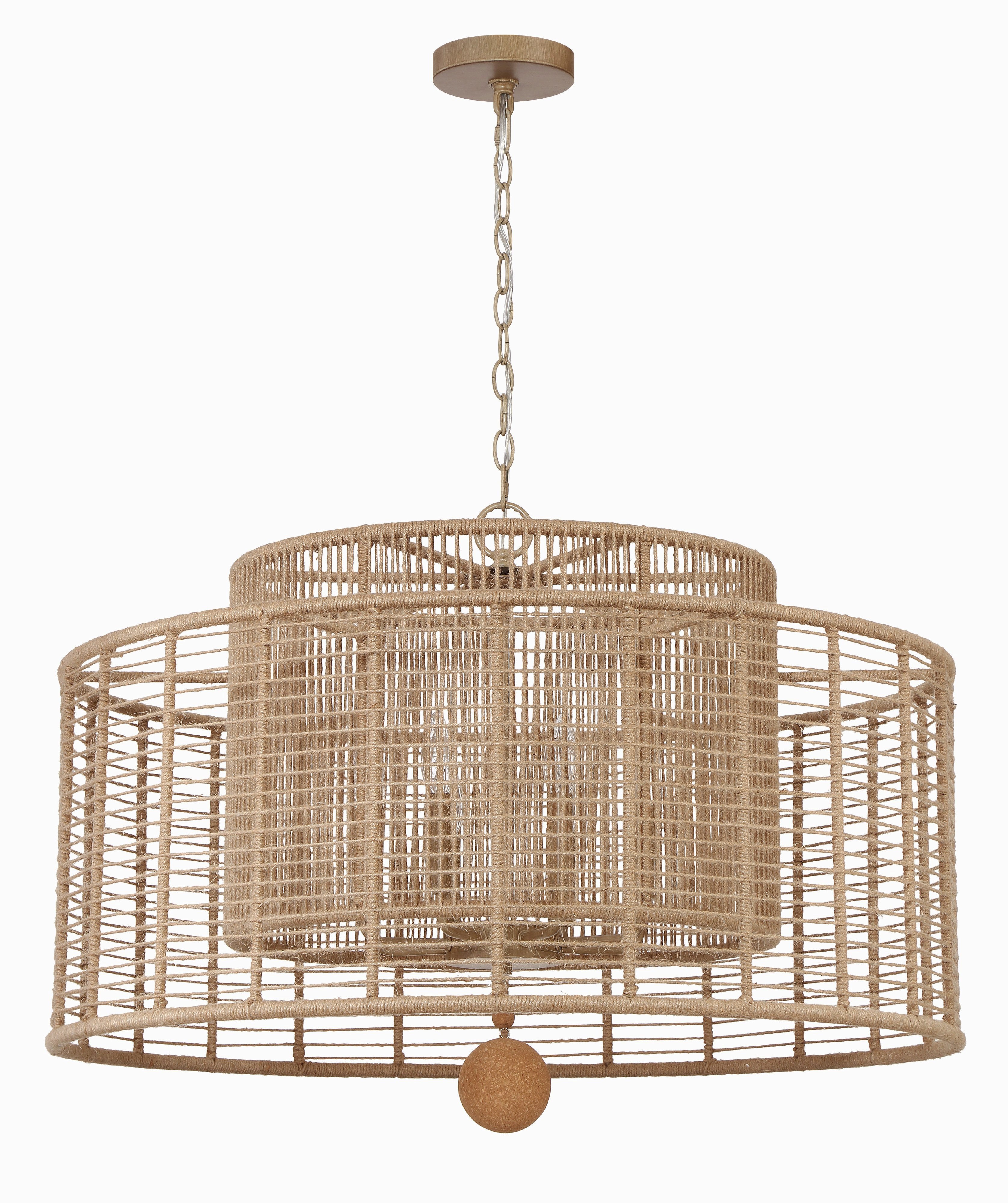 Crystorama Jayna JAY-A5006-BS – 31.25 Inch – 8 Light – Chandelier – Burnished Silver – Damp Rated