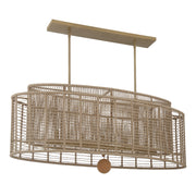 Crystorama Jayna JAY-A5007-BS – 41.75 Inch – 5 Light – Chandelier – Burnished Silver – Damp Rated