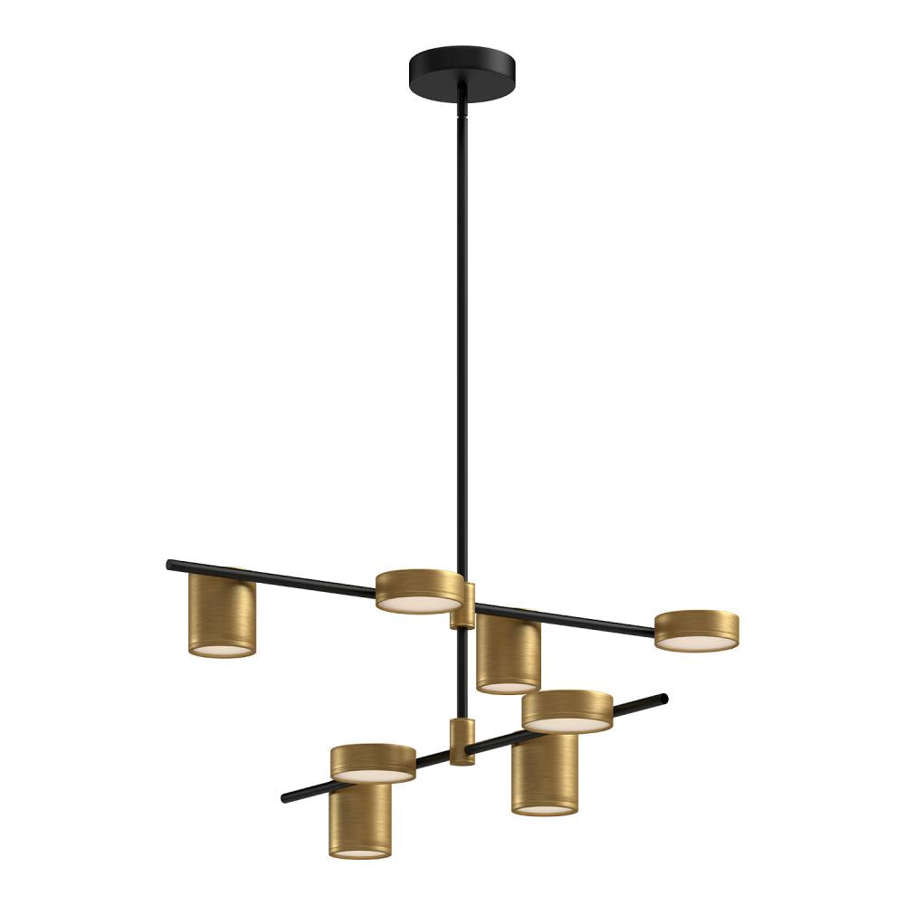 Kuzco Lighting Inc. JAYDEN CH96840-BK/BG Chandelier - Black Brushed Gold