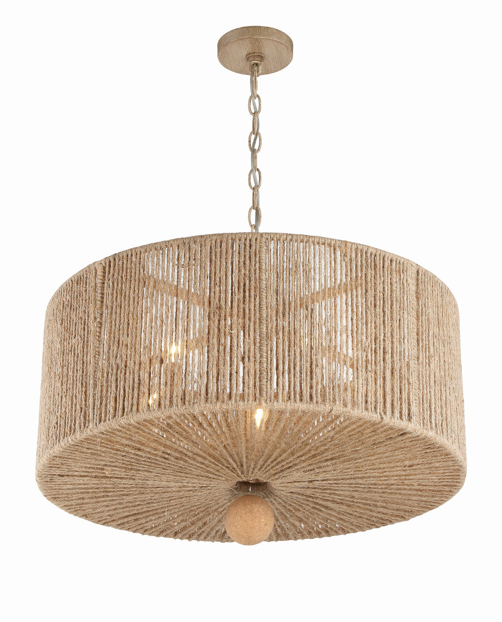 Crystorama Lighting JES-B7105-BS Chandelier, Eco Style Lighting, Burnished Silver