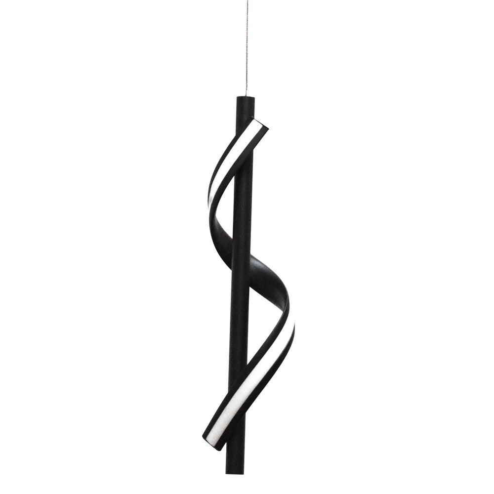 Dainolite JUSTINE JTN-178LEDP-MB Pendant Contemporary - Matte Black