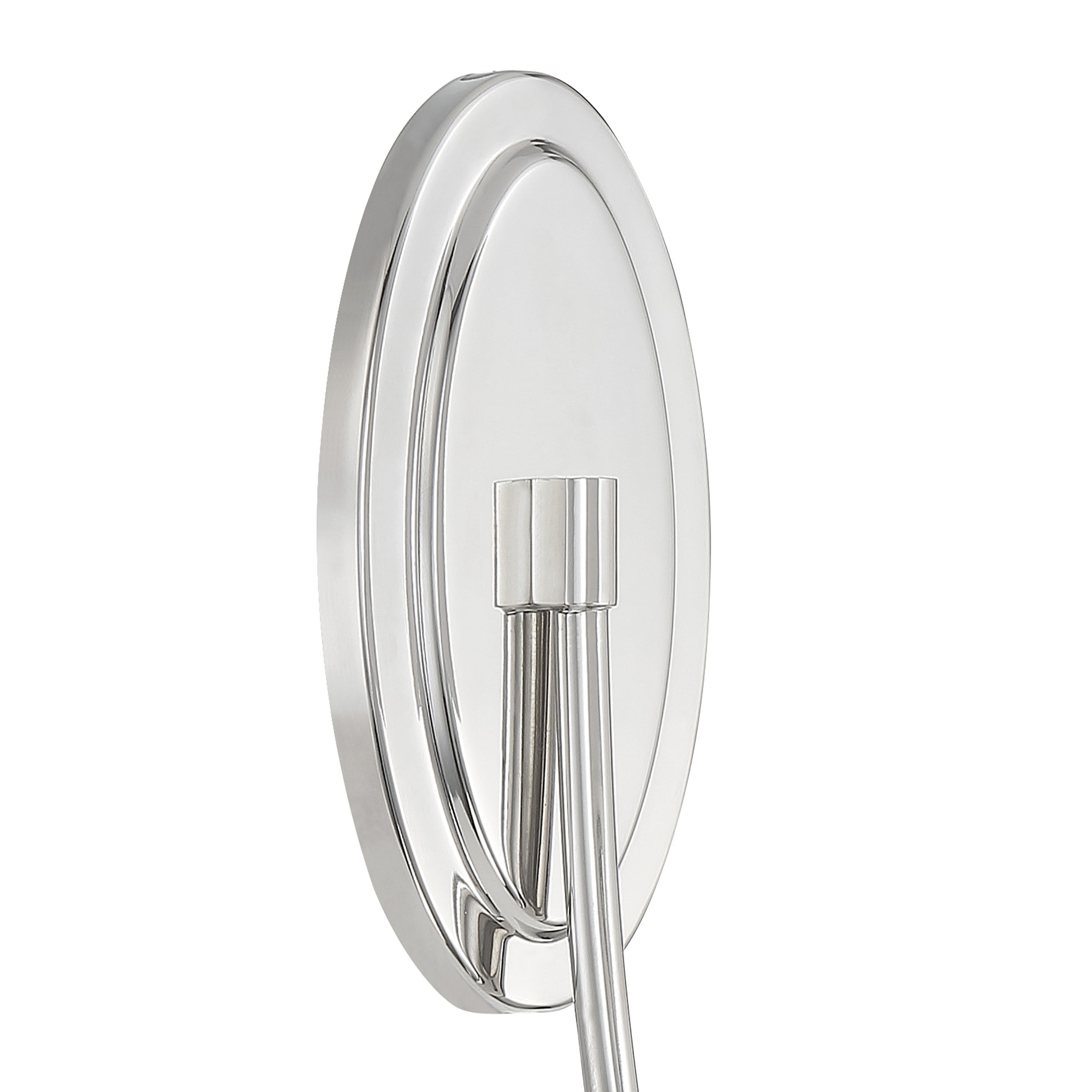 Crystorama Juno JUN-10321-PN – 6 Inch – 1 Light – Sconce – Polished Nickel – Damp Rated