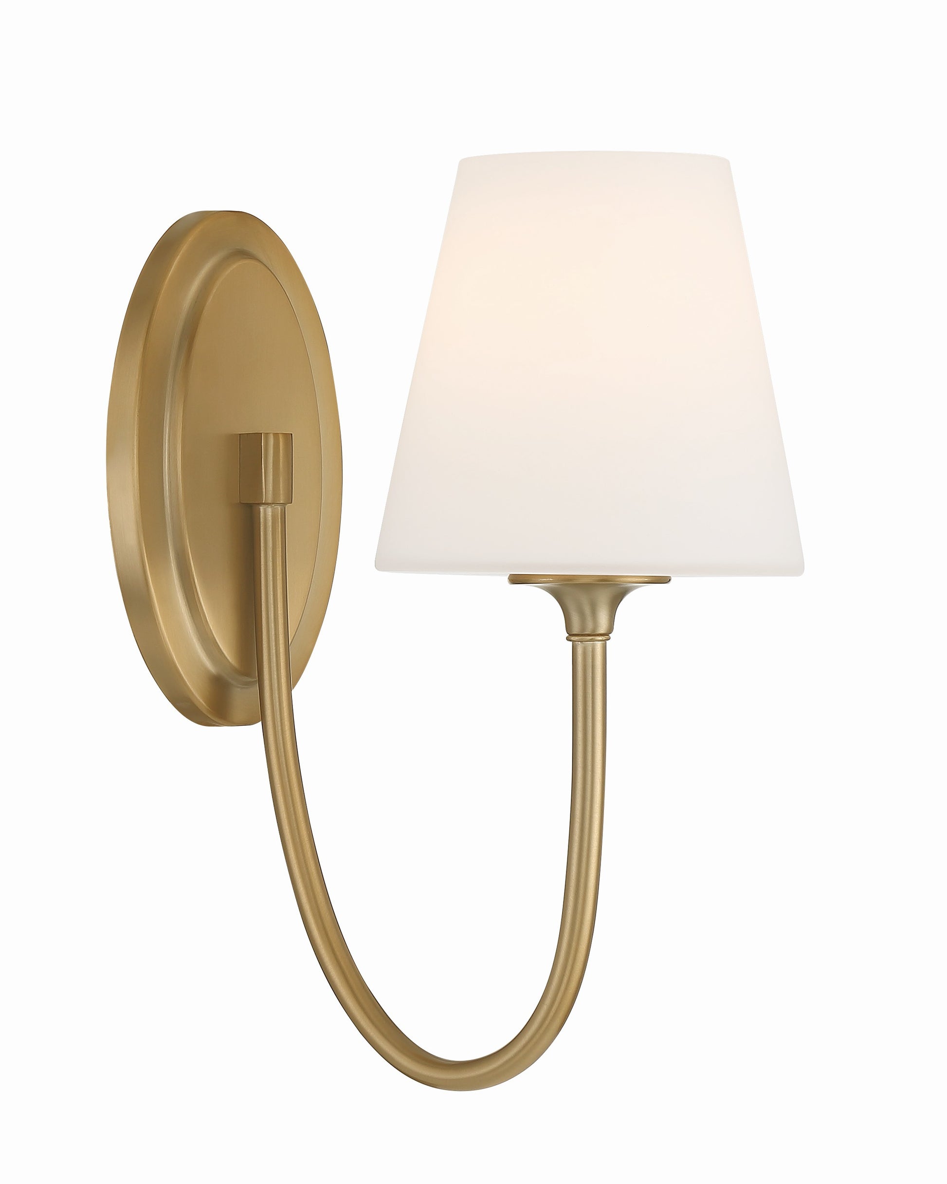 Crystorama Juno JUN-10321-VG – 6 Inch – 1 Light – Sconce – Vibrant Gold – Damp Rated