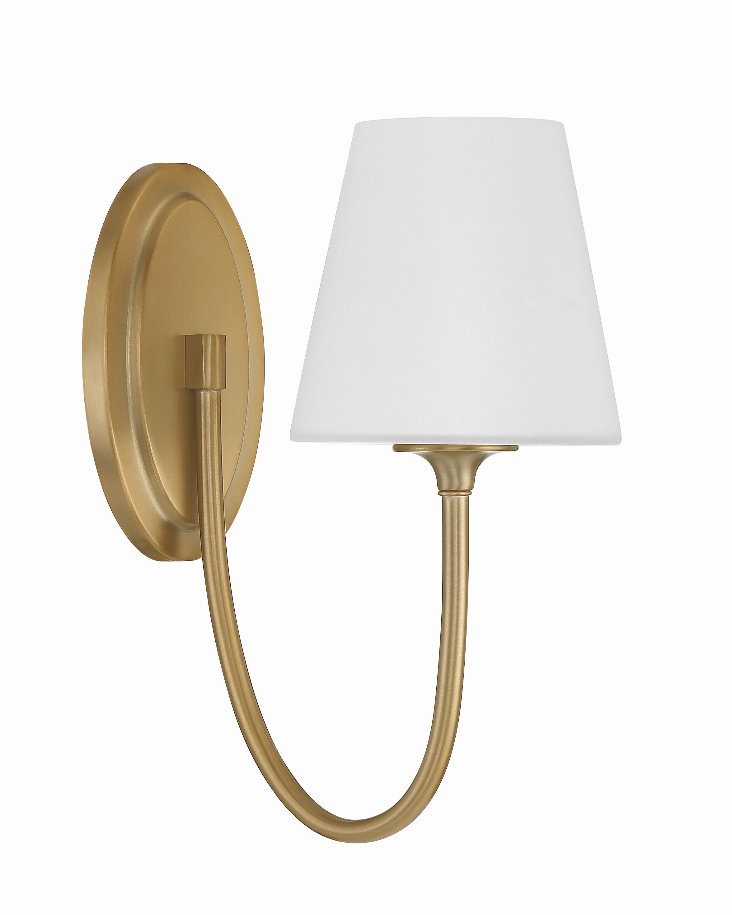 Crystorama Juno JUN-10321-VG – 6 Inch – 1 Light – Sconce – Vibrant Gold – Damp Rated