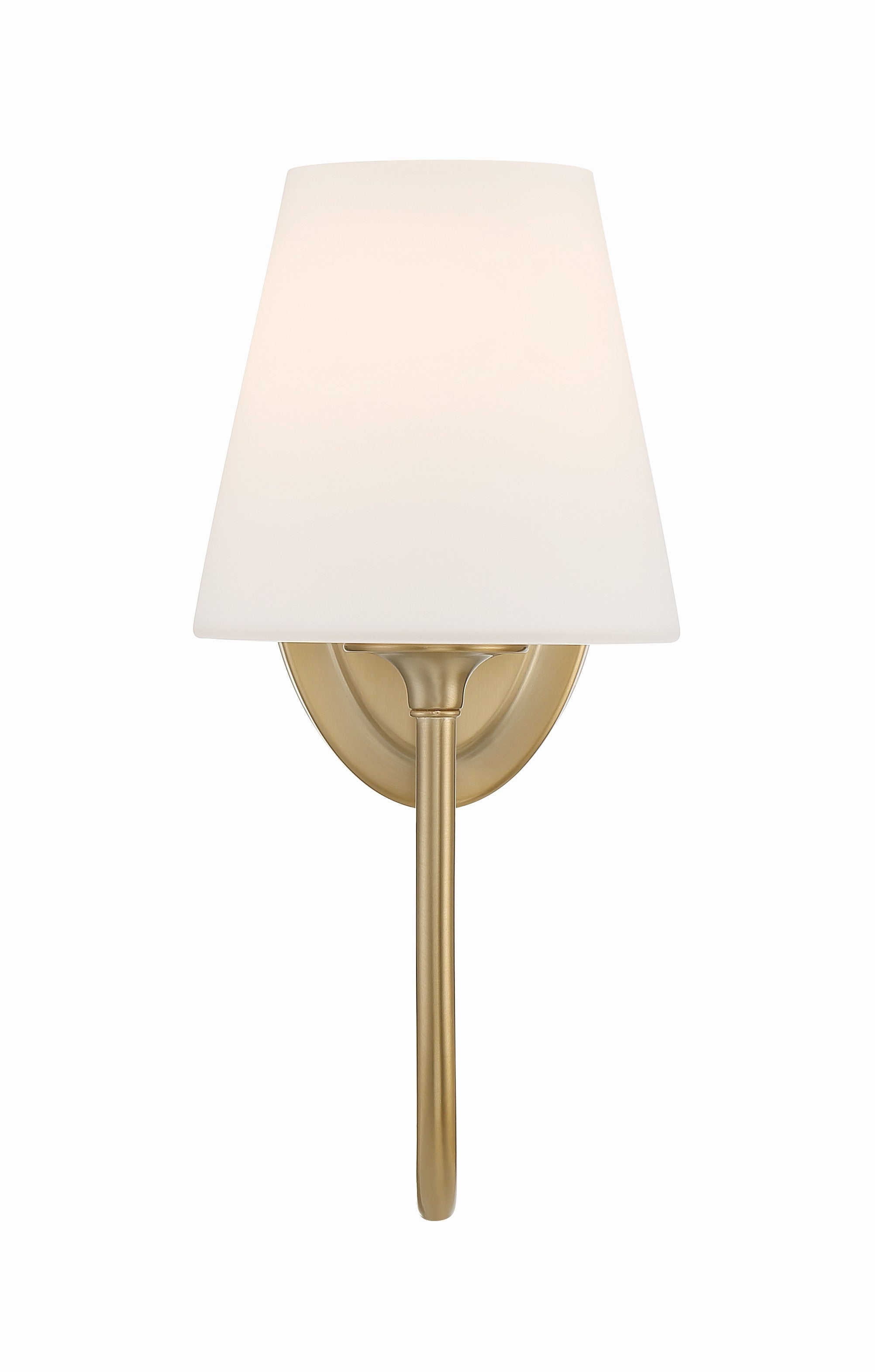 Crystorama Juno JUN-10321-VG – 6 Inch – 1 Light – Sconce – Vibrant Gold – Damp Rated