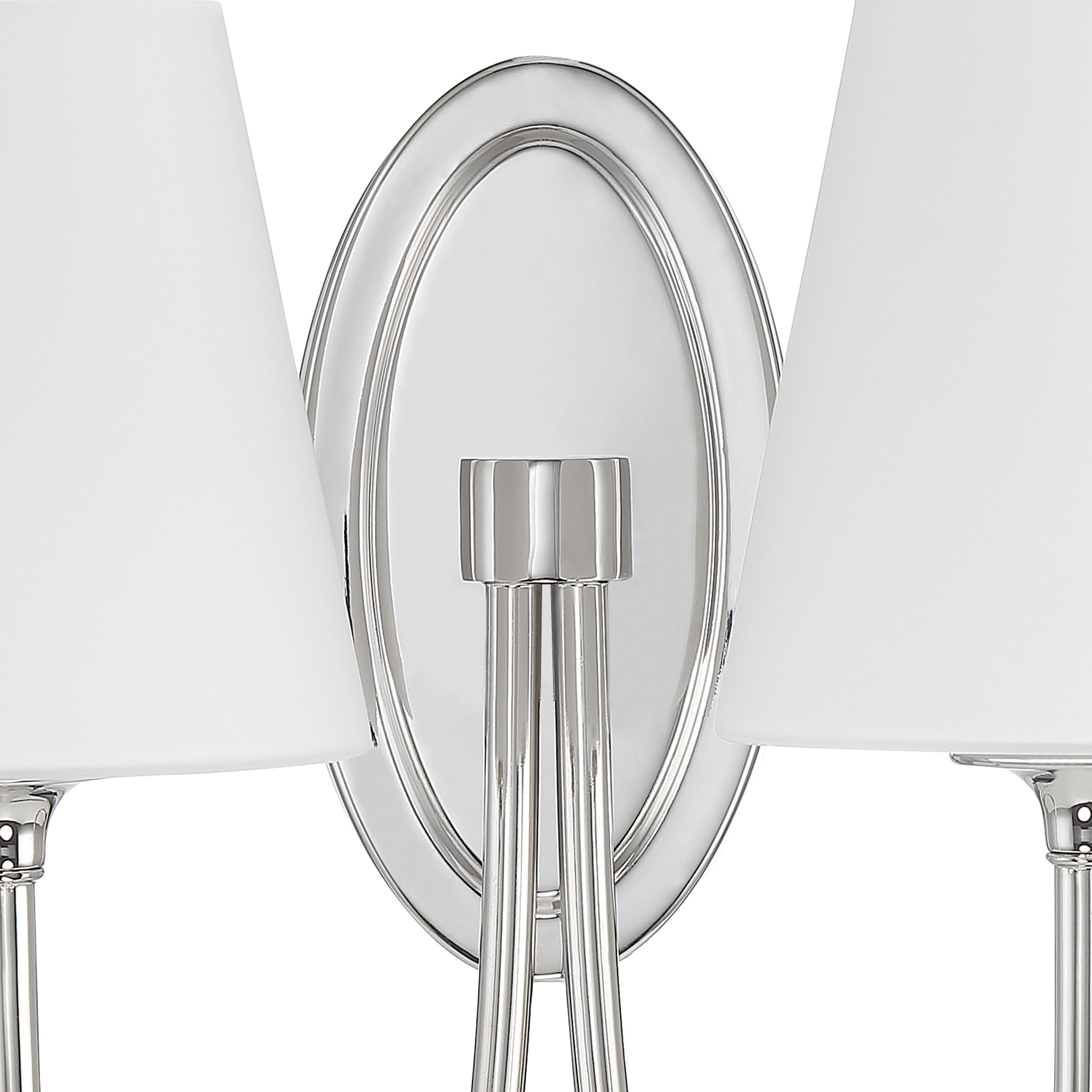 Crystorama Juno JUN-10322-PN – 15 Inch – 2 Light – Sconce – Polished Nickel – Damp Rated