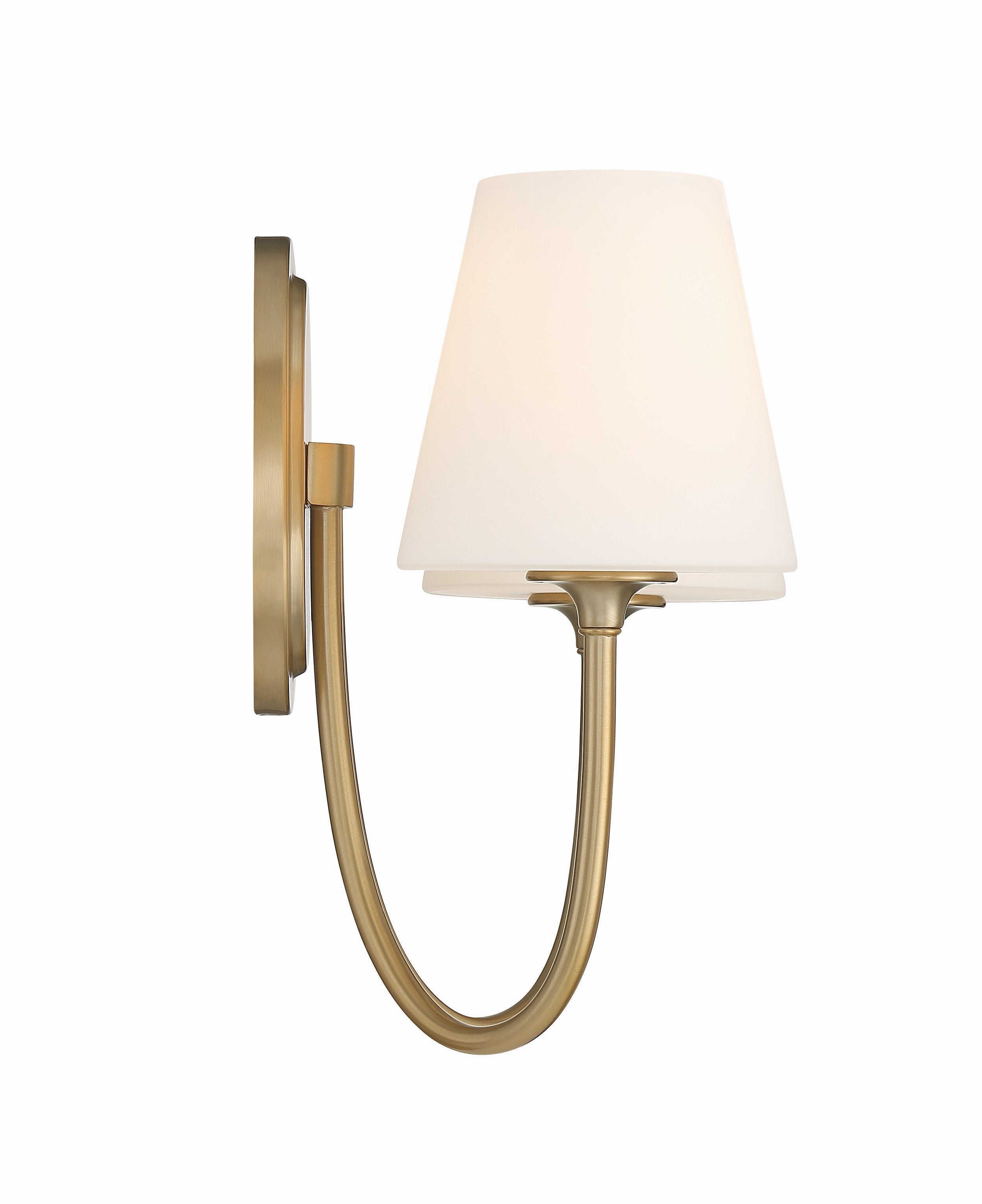Crystorama Juno JUN-10322-VG – 15 Inch – 2 Light – Sconce – Vibrant Gold – Damp Rated