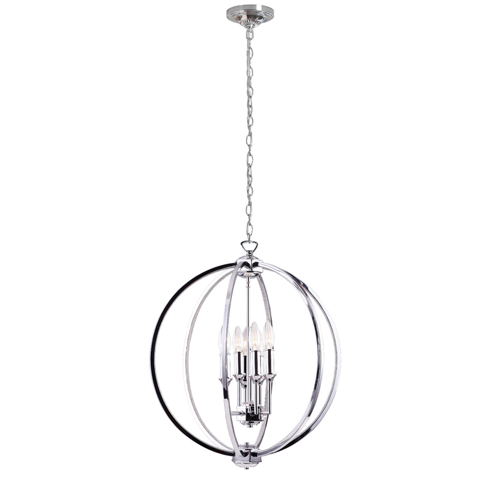 Dainolite KARLAND KAR-206C-PC Chandelier Transitional - Polished Chrome