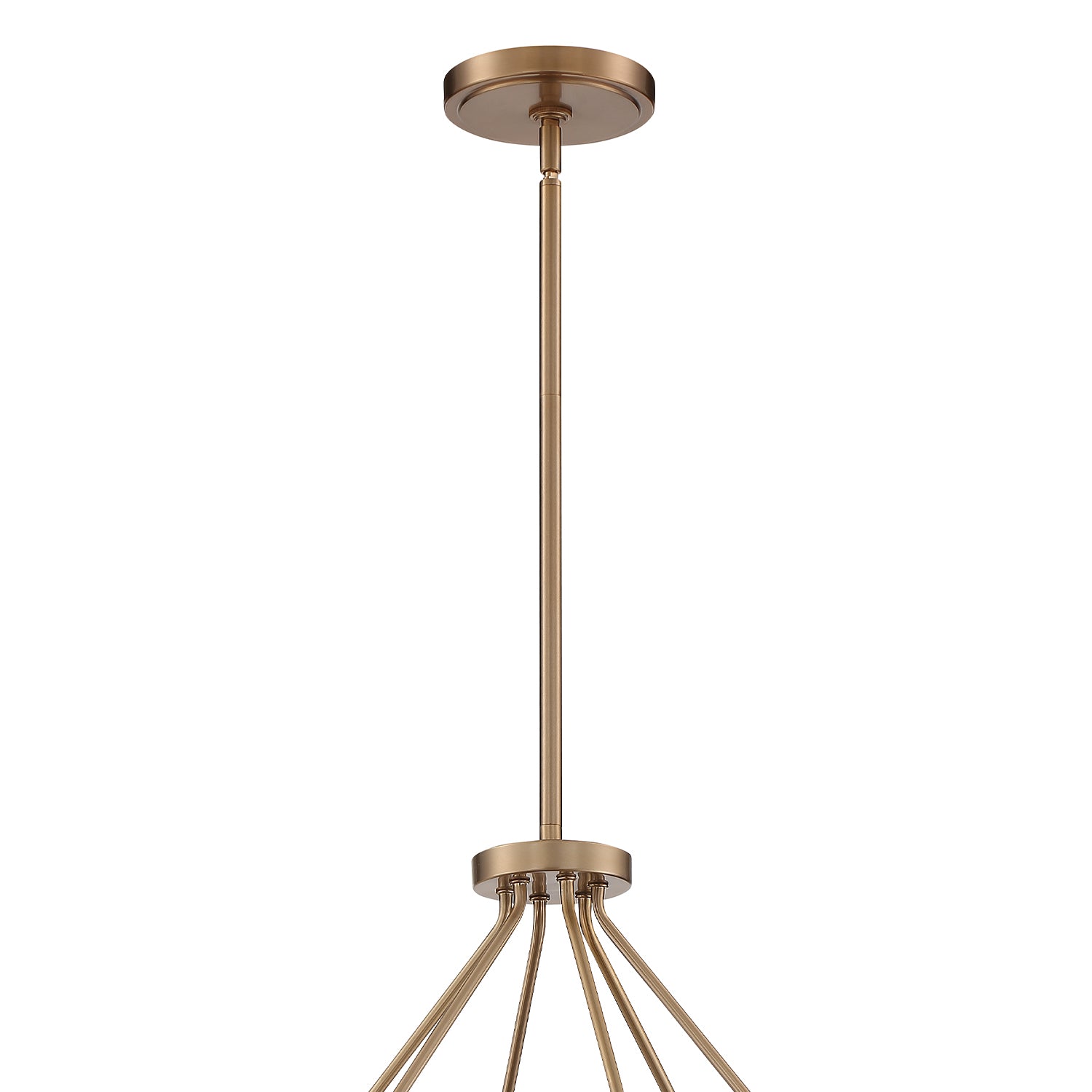 Crystorama Keenan KEE-A3006-VG – 31.25 Inch – 6 Light – Chandelier – Vibrant Gold – Damp Rated