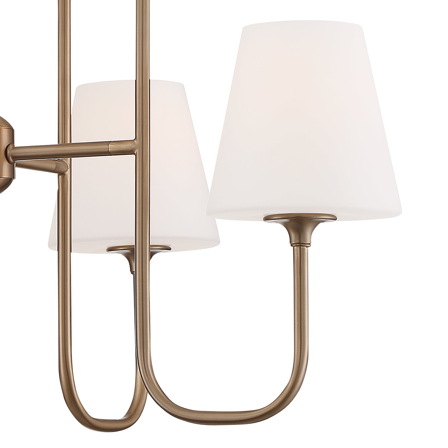 Crystorama Keenan KEE-A3008-VG – 28 Inch – 8 Light – Chandelier – Vibrant Gold – Damp Rated
