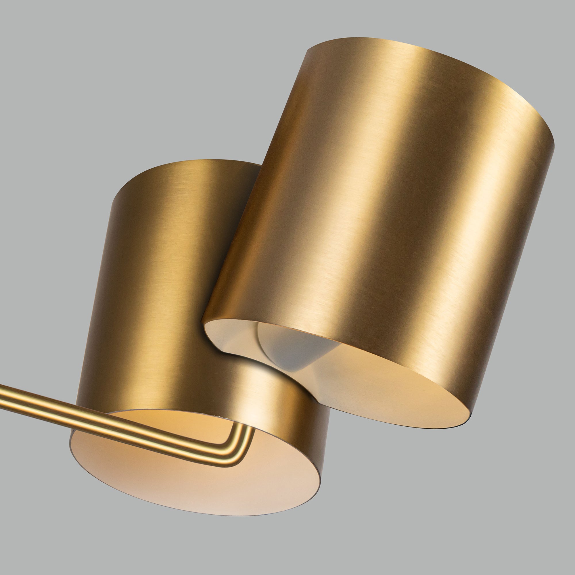 Keiko 30-in Brushed Gold 6 Lights Chandelier