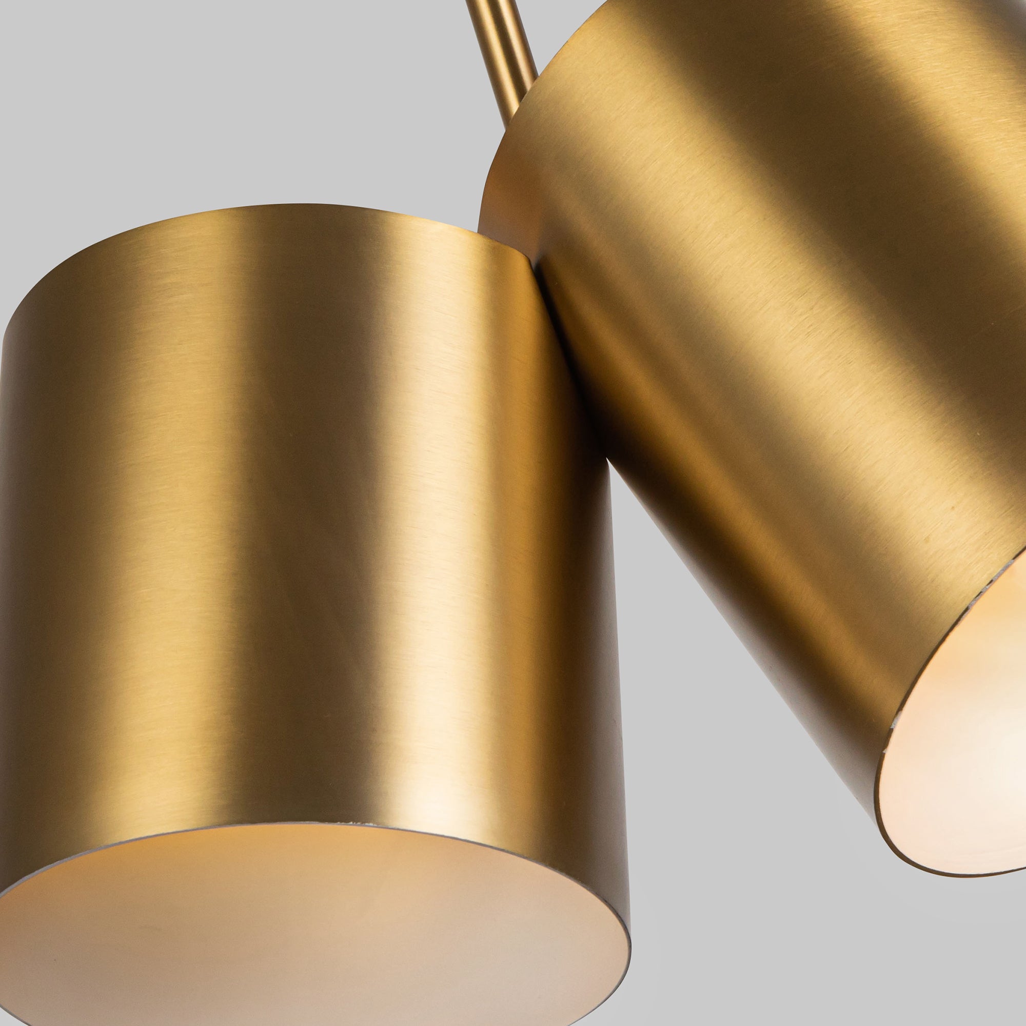 Keiko 14-in Brushed Gold 2 Lights Pendant