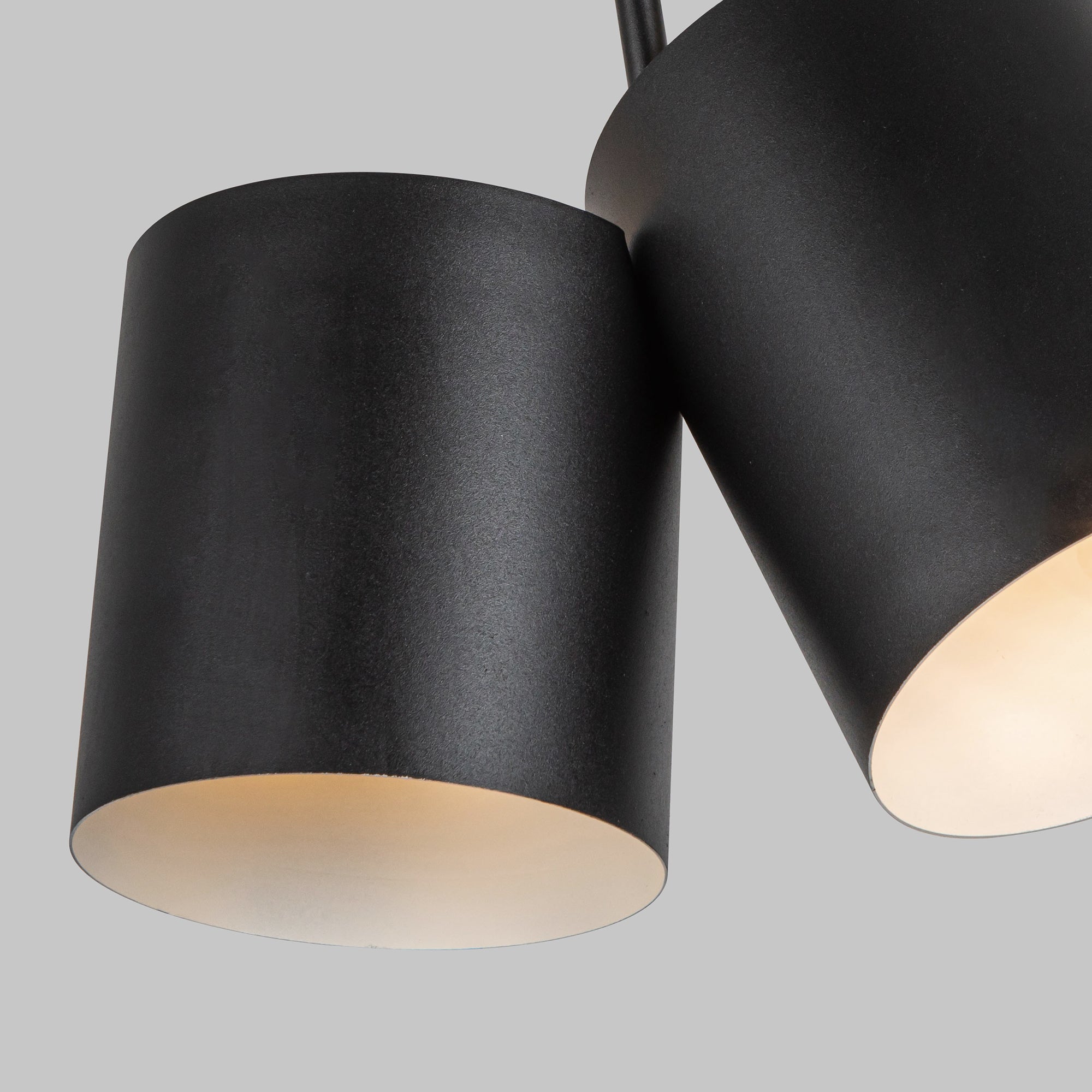 Keiko 14-in Black 2 Lights Pendant