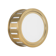 Crystorama Kendal KEN-2200W-VG – 9.5 Inch – 2 Light – Sconce – Vibrant Gold – Damp Rated