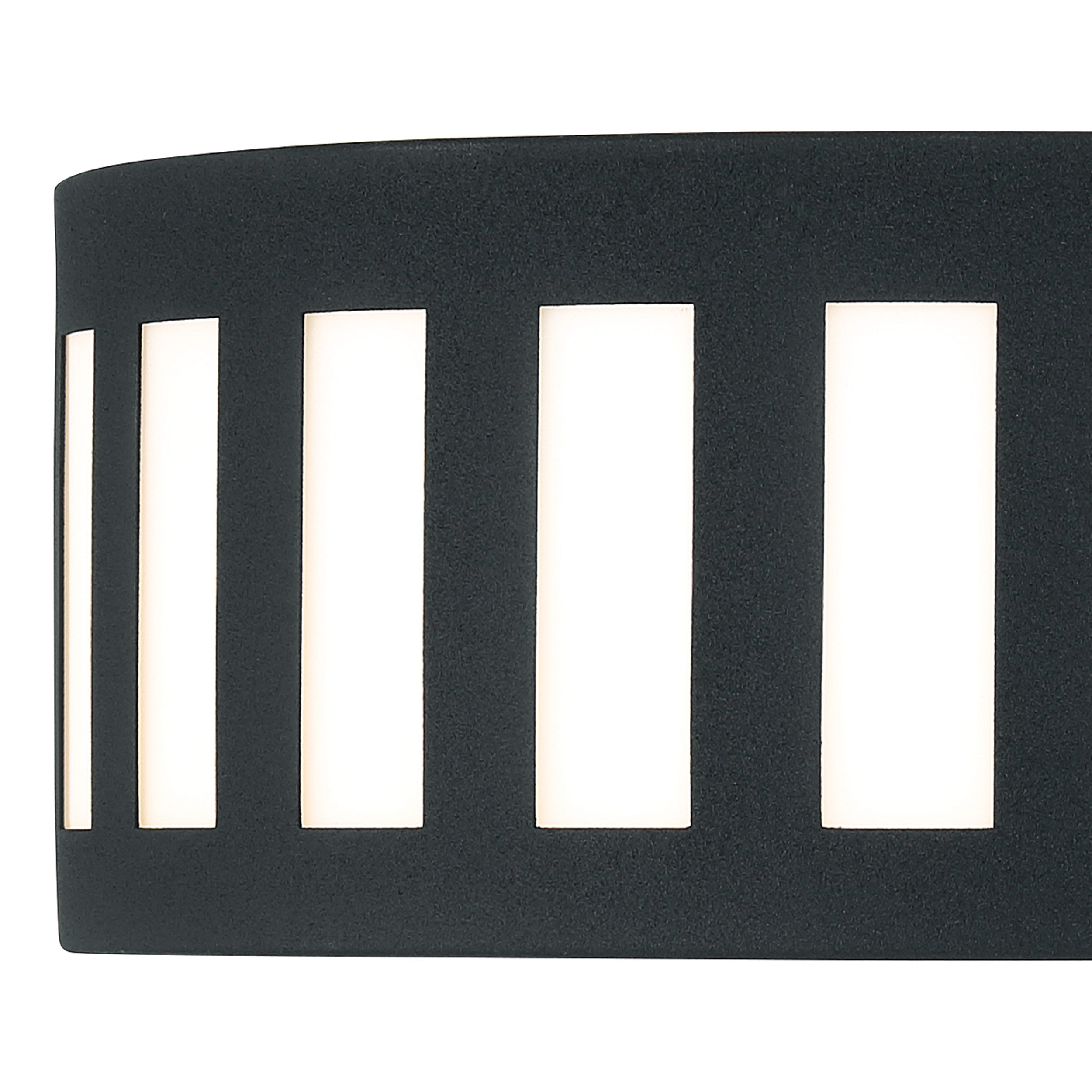 Crystorama Kendal KEN-2203-BF – 14 Inch – 3 Light – Semi Flush Mount Light – Black Forged – Damp Rated