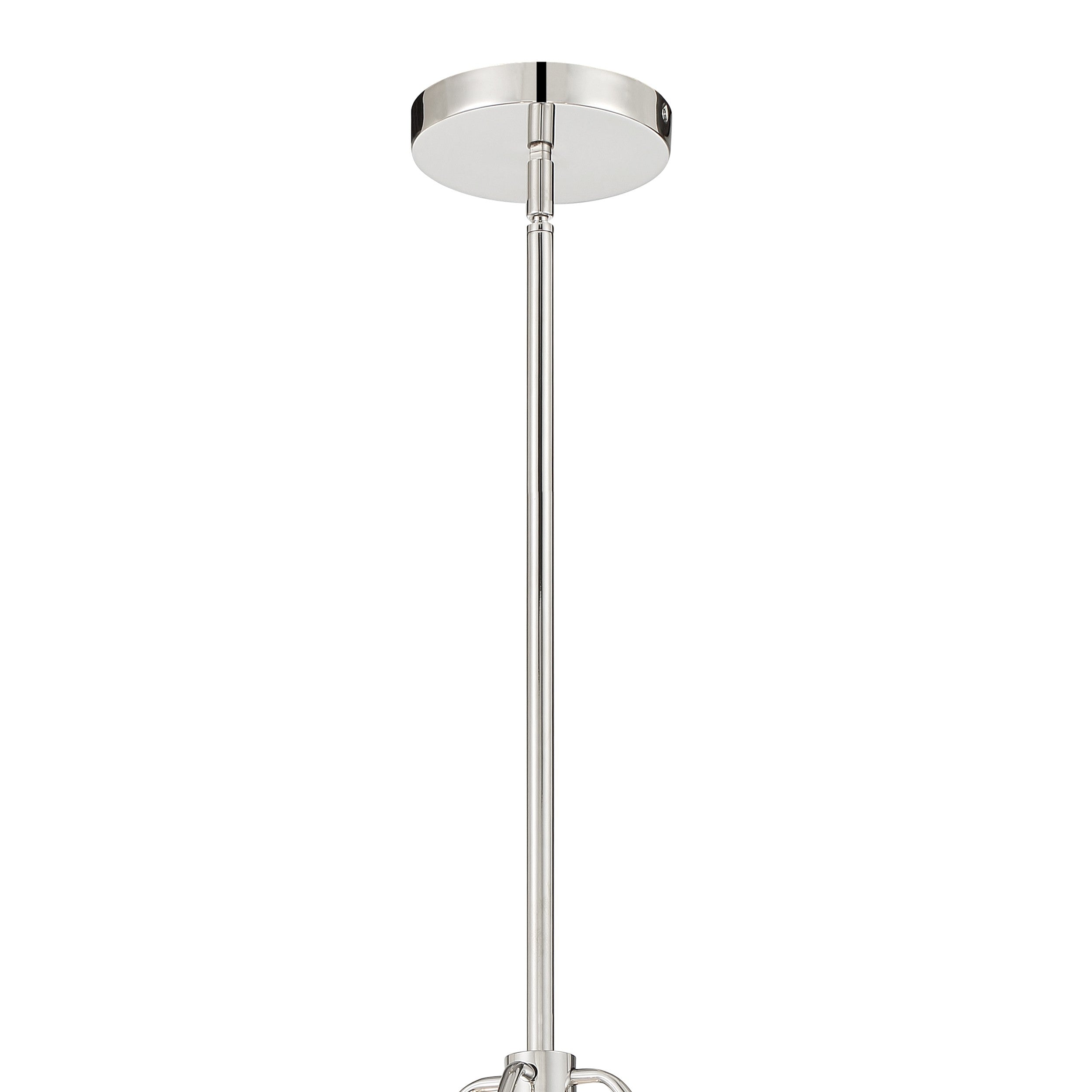 Crystorama Kendal KEN-8303-PN – 15.5 Inch – 3 Light – Chandelier – Polished Nickel – Damp Rated