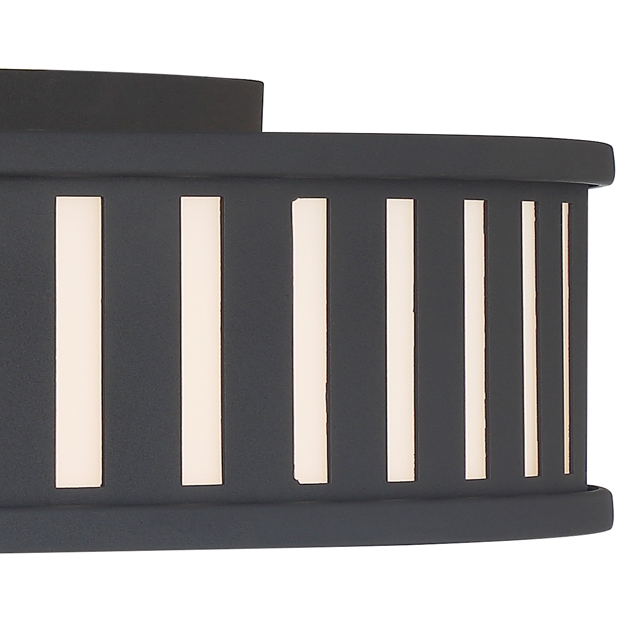 Crystorama Kendal KEN-8305-BF – 22.5 Inch – 4 Light – Semi Flush Mount Light – Black Forged – Damp Rated