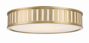 Crystorama Kendal KEN-8305-VG – 22.5 Inch – 4 Light – Semi Flush Mount Light – Vibrant Gold – Damp Rated