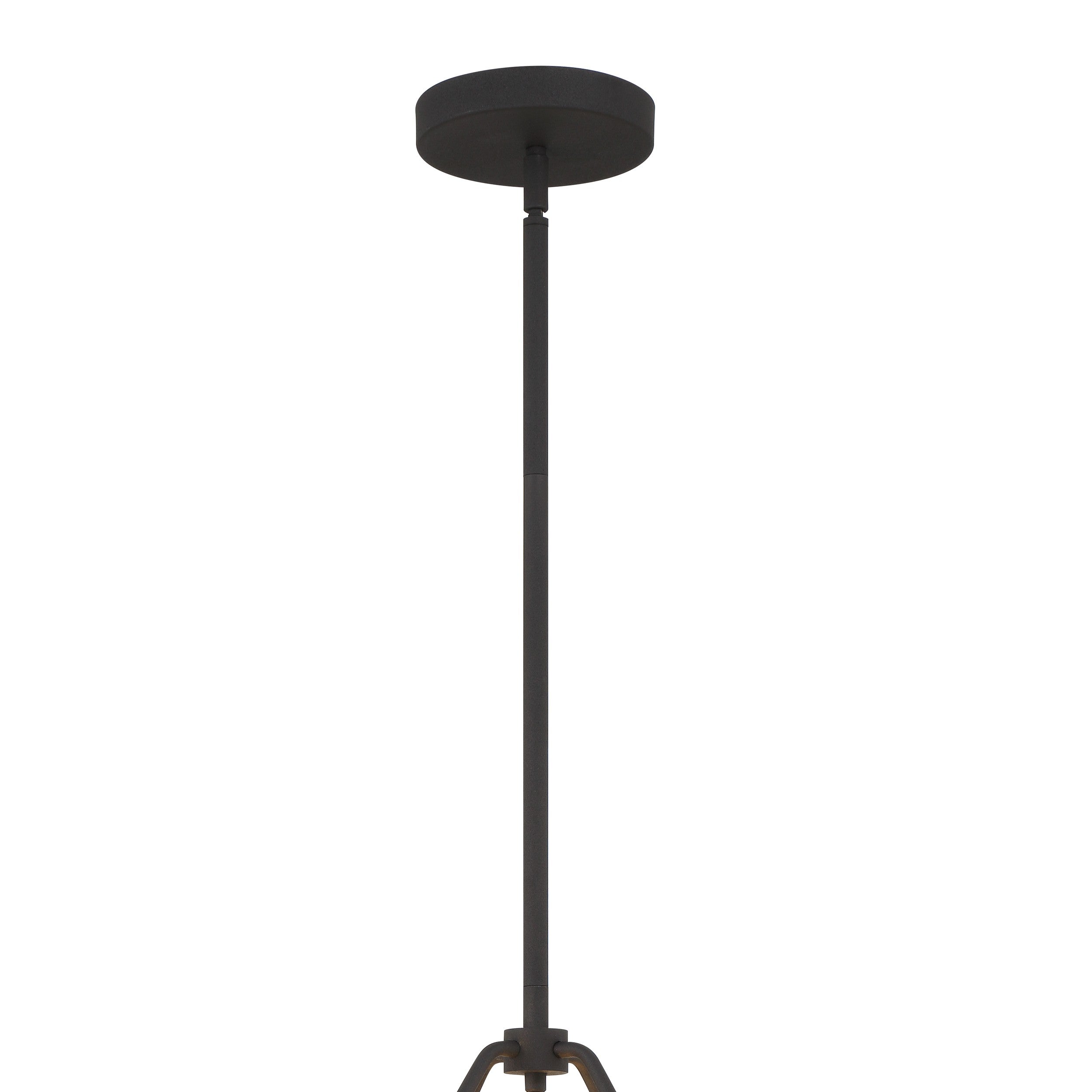 Crystorama Kendal KEN-8306-BF – 28 Inch – 6 Light – Chandelier – Black Forged – Damp Rated