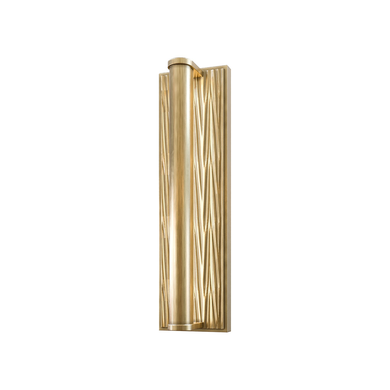 Kensington 15-in Vintage Brass LED Wall/Vanity