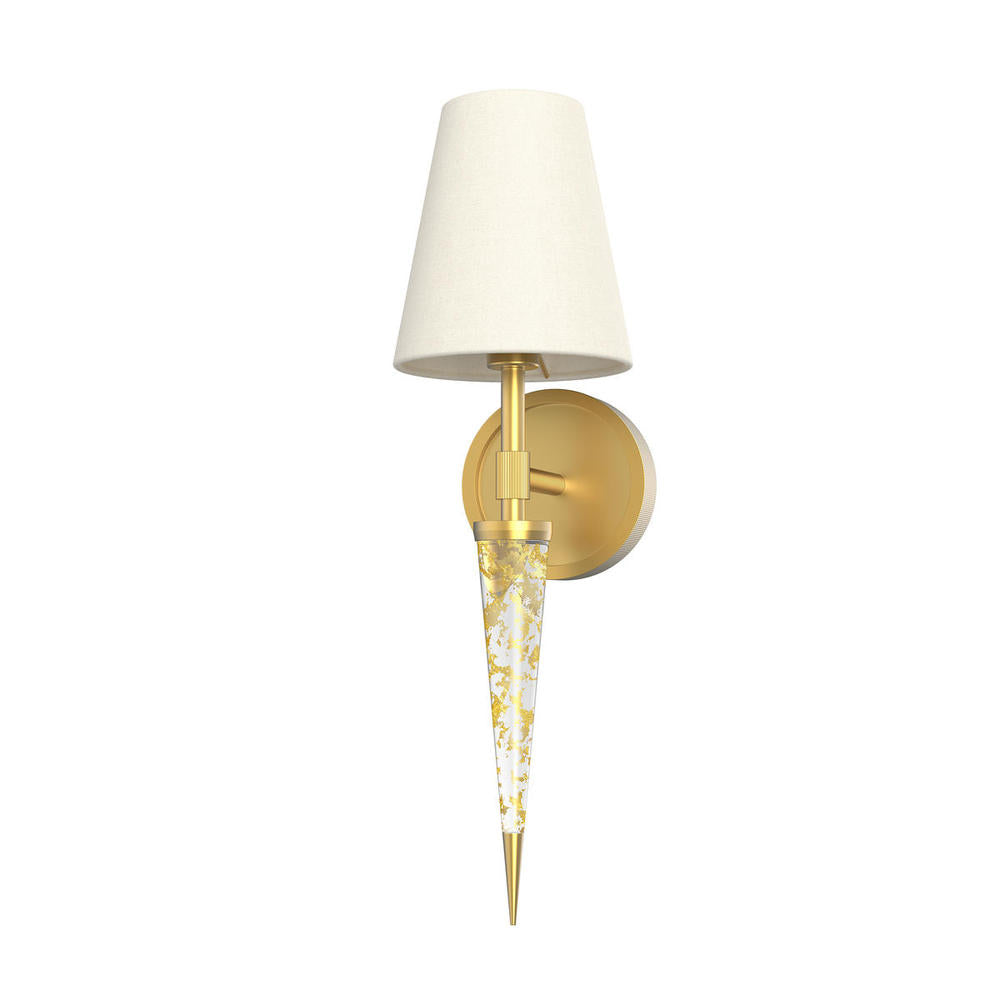 Alora Lighting KIMPTON WV351101VBFG Bathroom Fixture Traditional - Gold Flake Vintage Brass