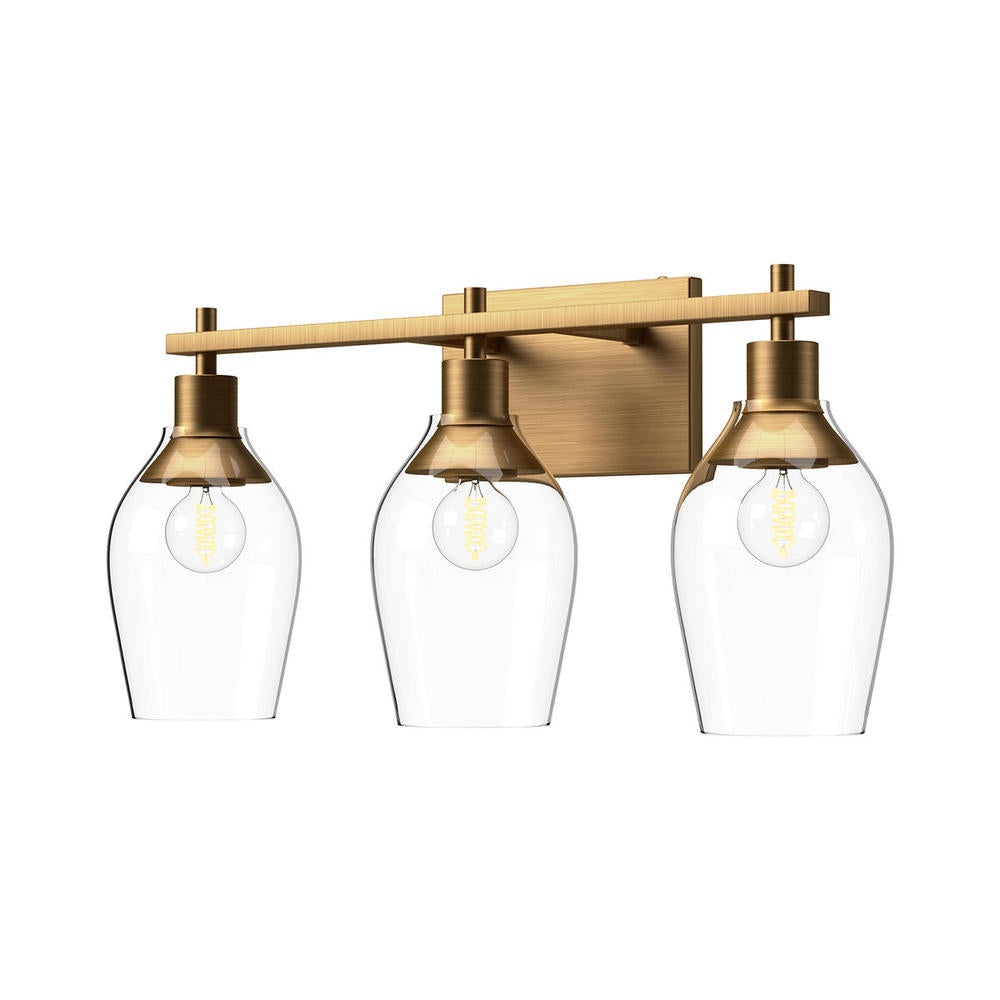 Alora Lighting KINGSLEY VL538322AGCL Bathroom Fixture Modern - Aged Gold