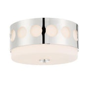 Crystorama Lighting KIR-B8100-PN Vanity Light Fixture, UL Damp Rated, Polished Nickel
