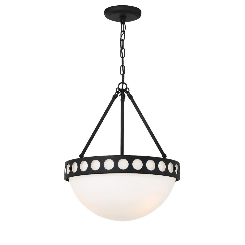 Crystorama KIRBY KIR-B8105-BF Chandelier Modern - Black Forged