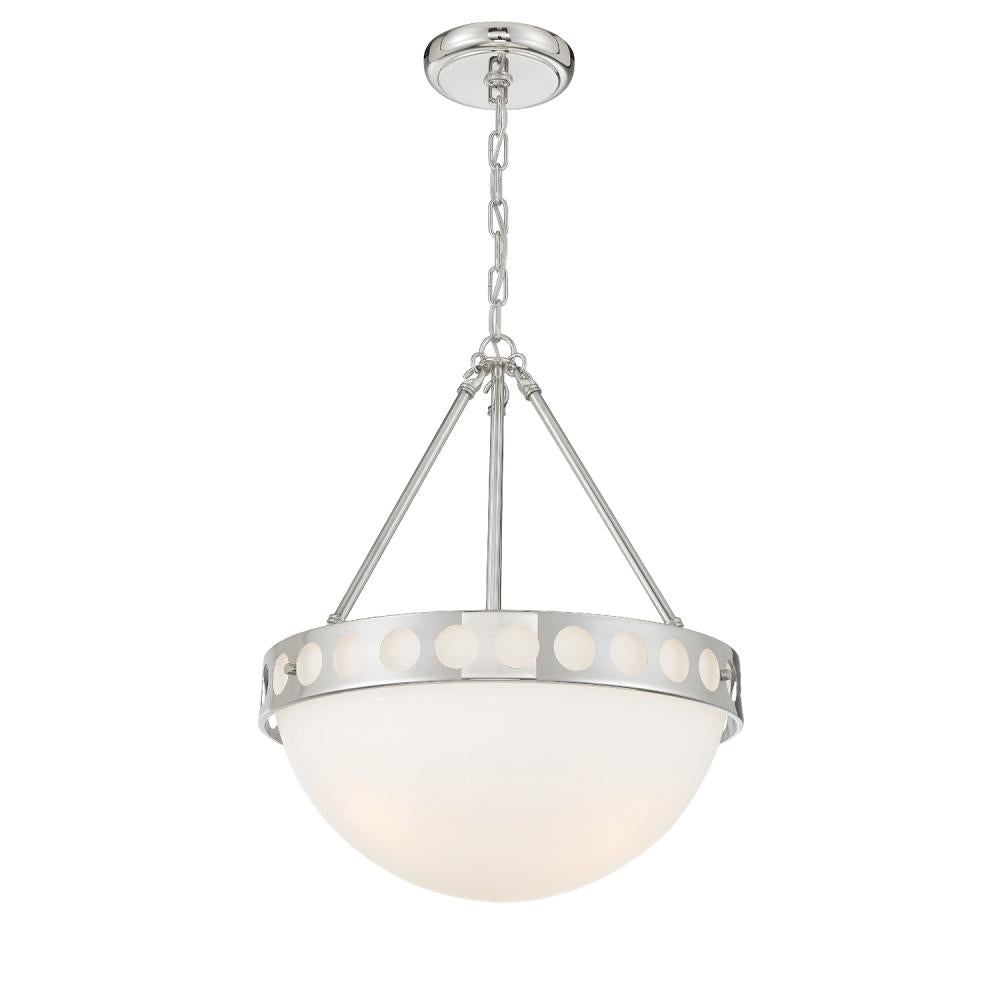 Crystorama KIRBY KIR-B8105-PN Chandelier Modern - Polished Nickel