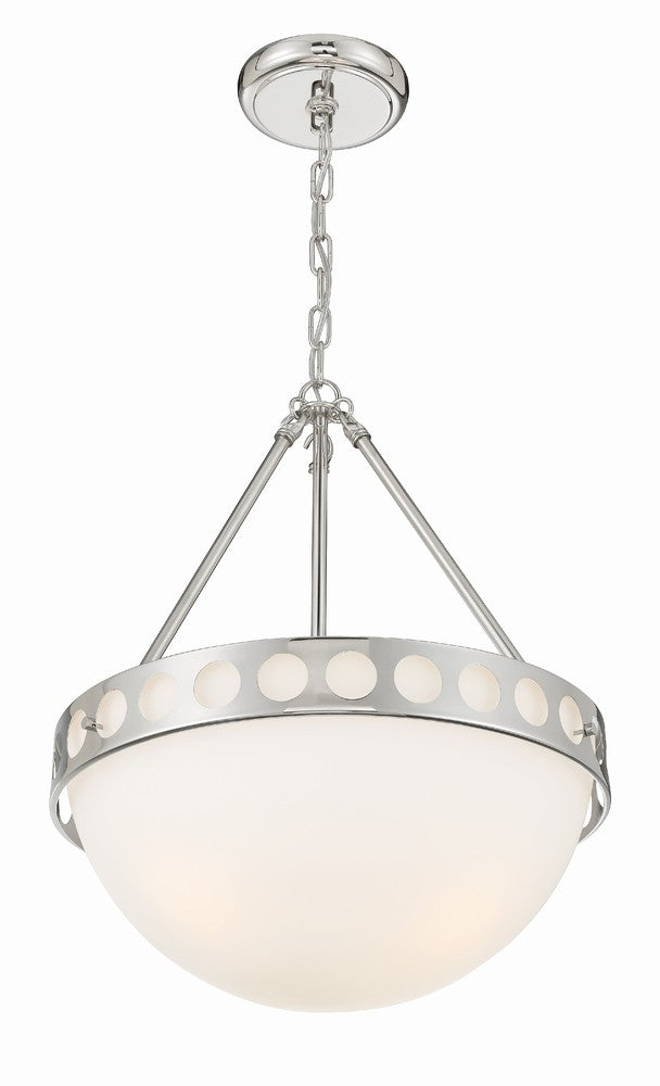 Crystorama KIRBY KIR-B8105-PN Chandelier Modern - Polished Nickel