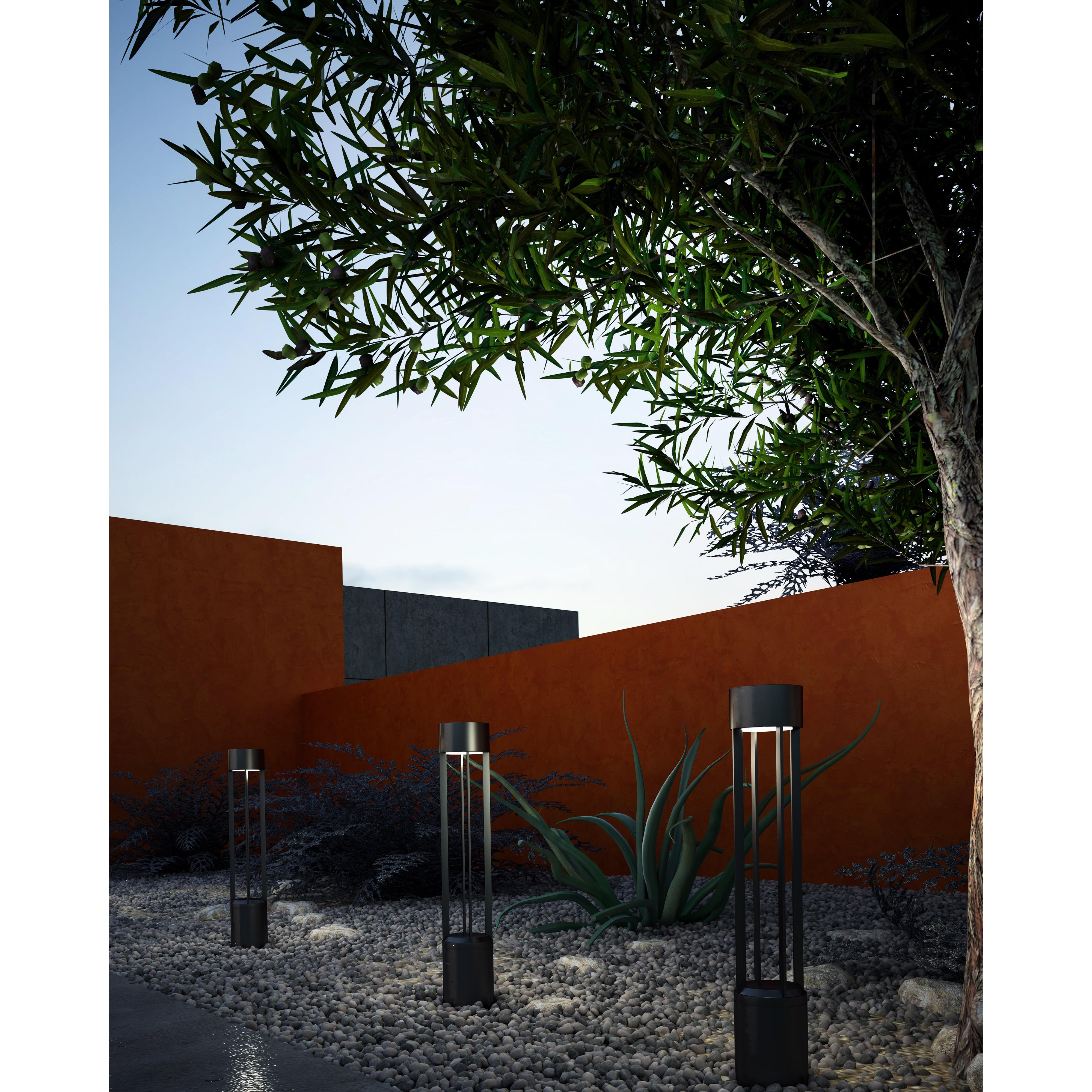 Knox 36-in Black LED Exterior Bollard