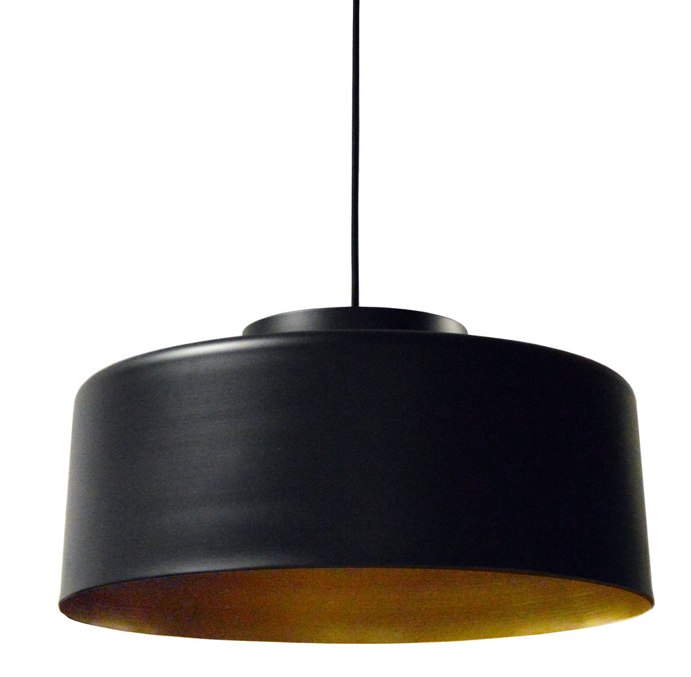 Dainolite KUP KUP-201P-BK-GLD Pendant Transitional - Black