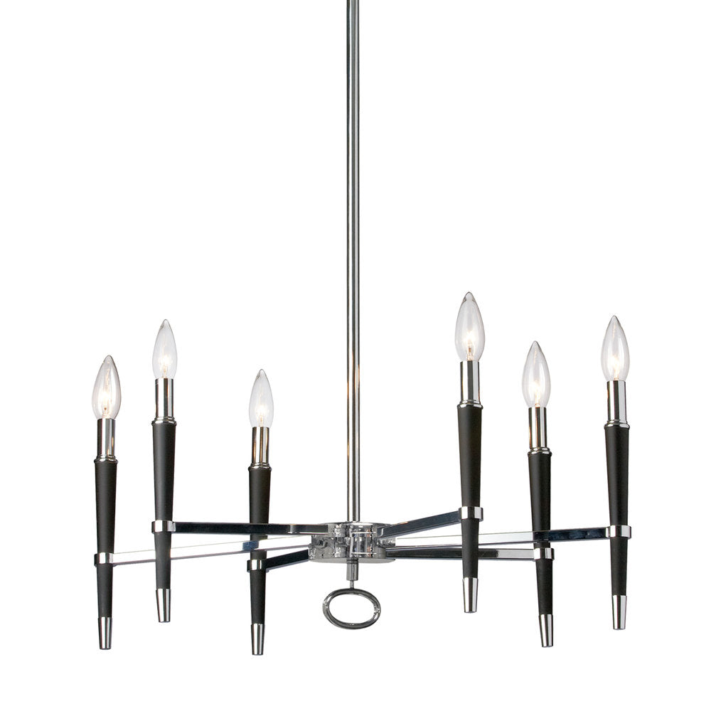 Dainolite LANGFORD LAN-246C-PC Chandelier Transitional - Polished Chrome