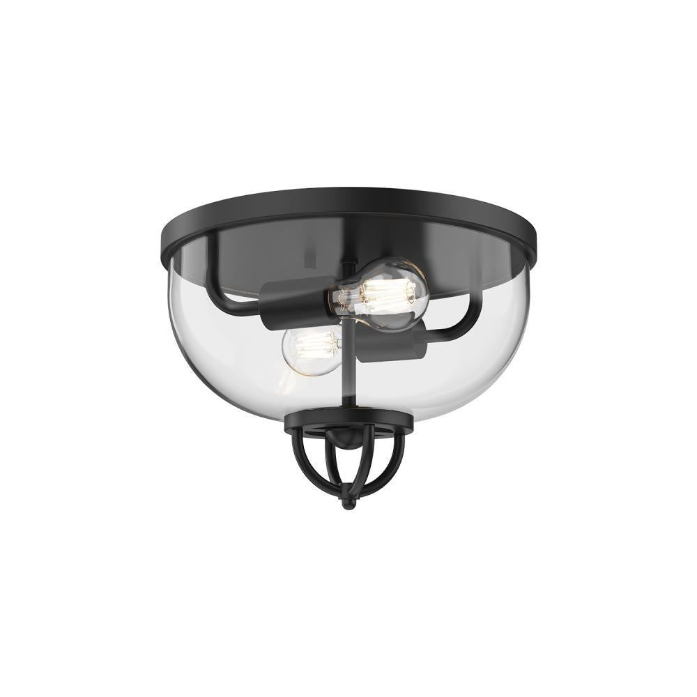 Alora Lighting LANCASTER FM461102MB Flush Mount Modern - Matte Black