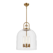 Lancaster 16-in Aged Gold 4 Lights Pendant