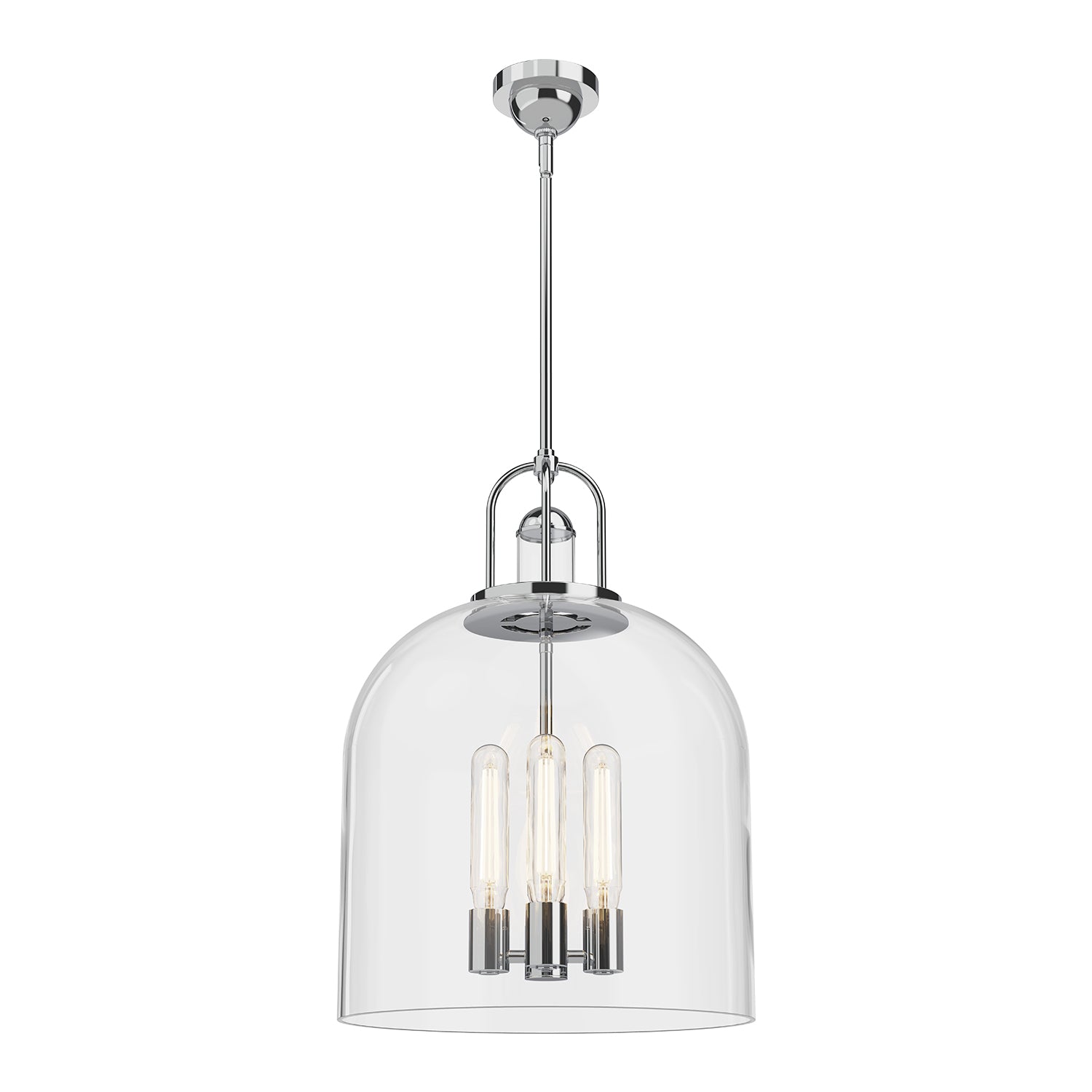 Lancaster 16-in Chrome 4 Lights Pendant
