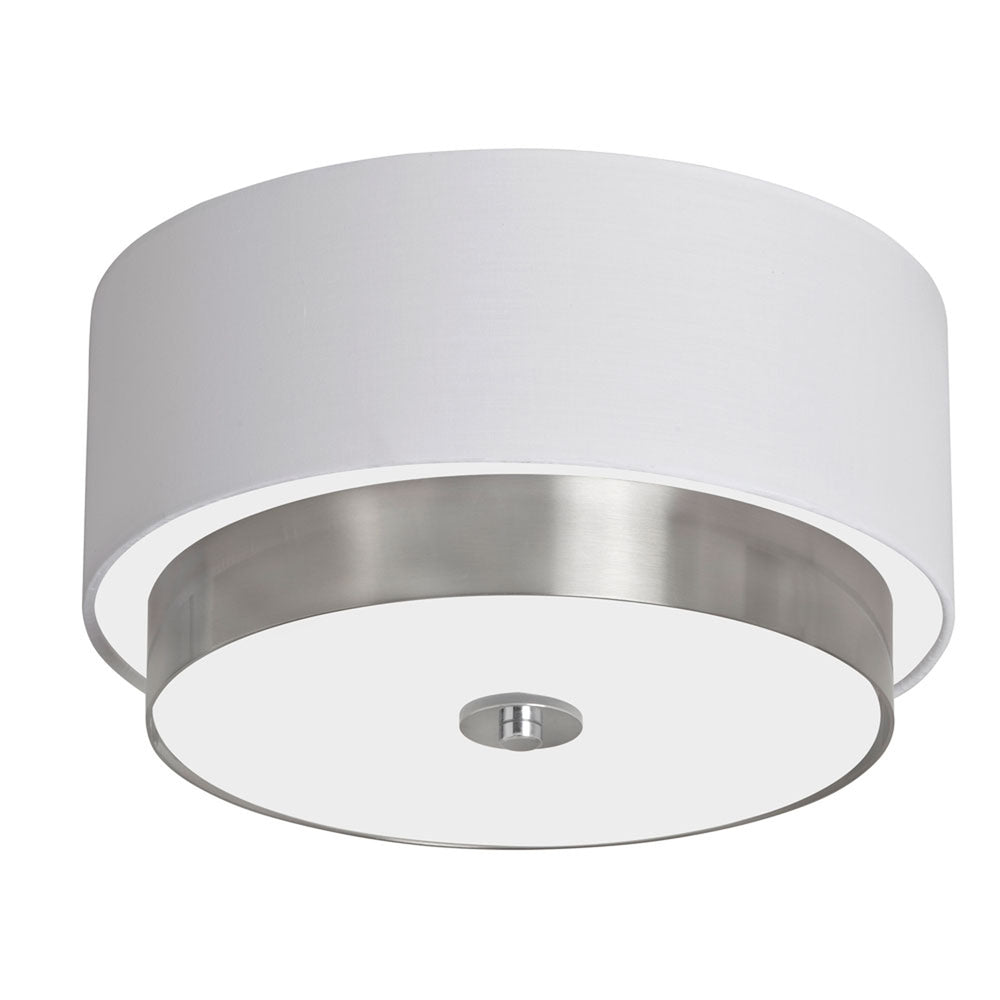 Dainolite LARKIN LAR-143FH-SC Flush Mount Modern - Satin Chrome