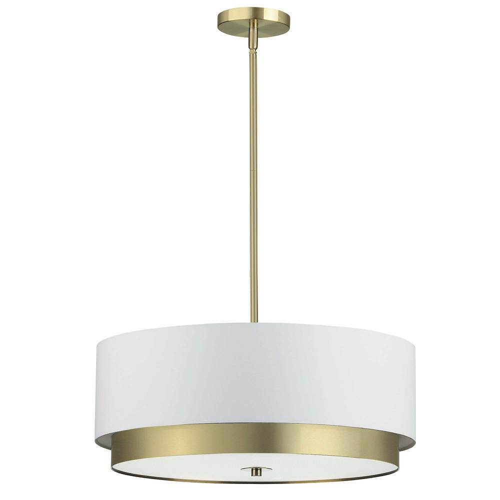 Dainolite LARKIN LAR-204LP-AGB Pendant Modern - Aged Brass