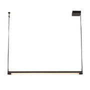 Laurence 41-in Urban Bronze LED Linear Pendant
