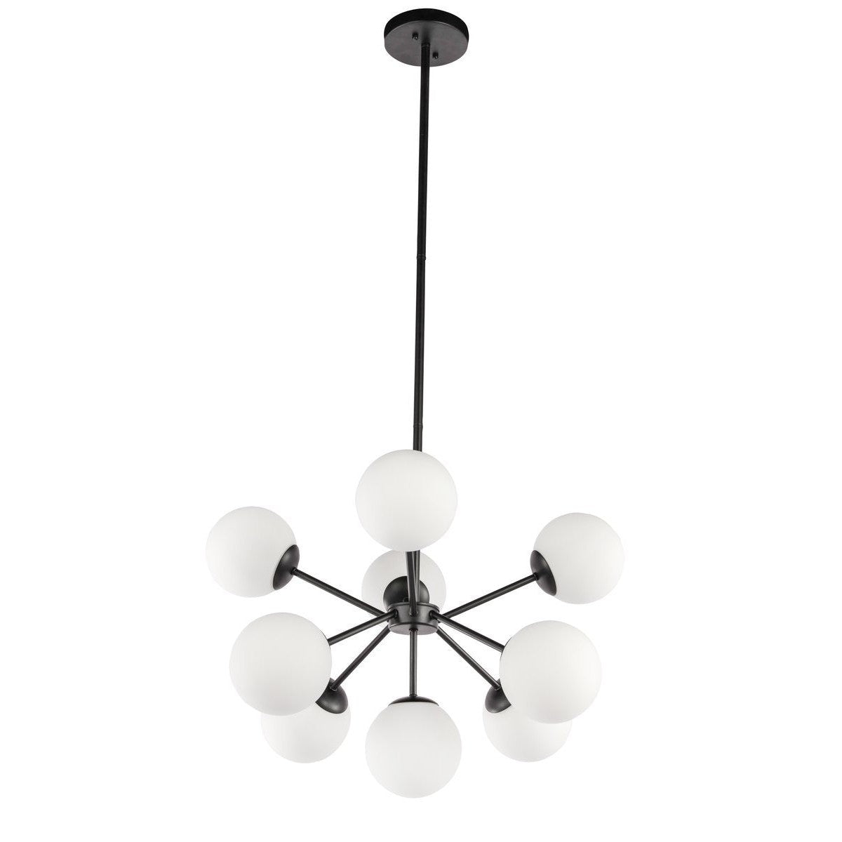 Elegant Lighting JUPITER LD5028D27BK Pendant Industrial - Black