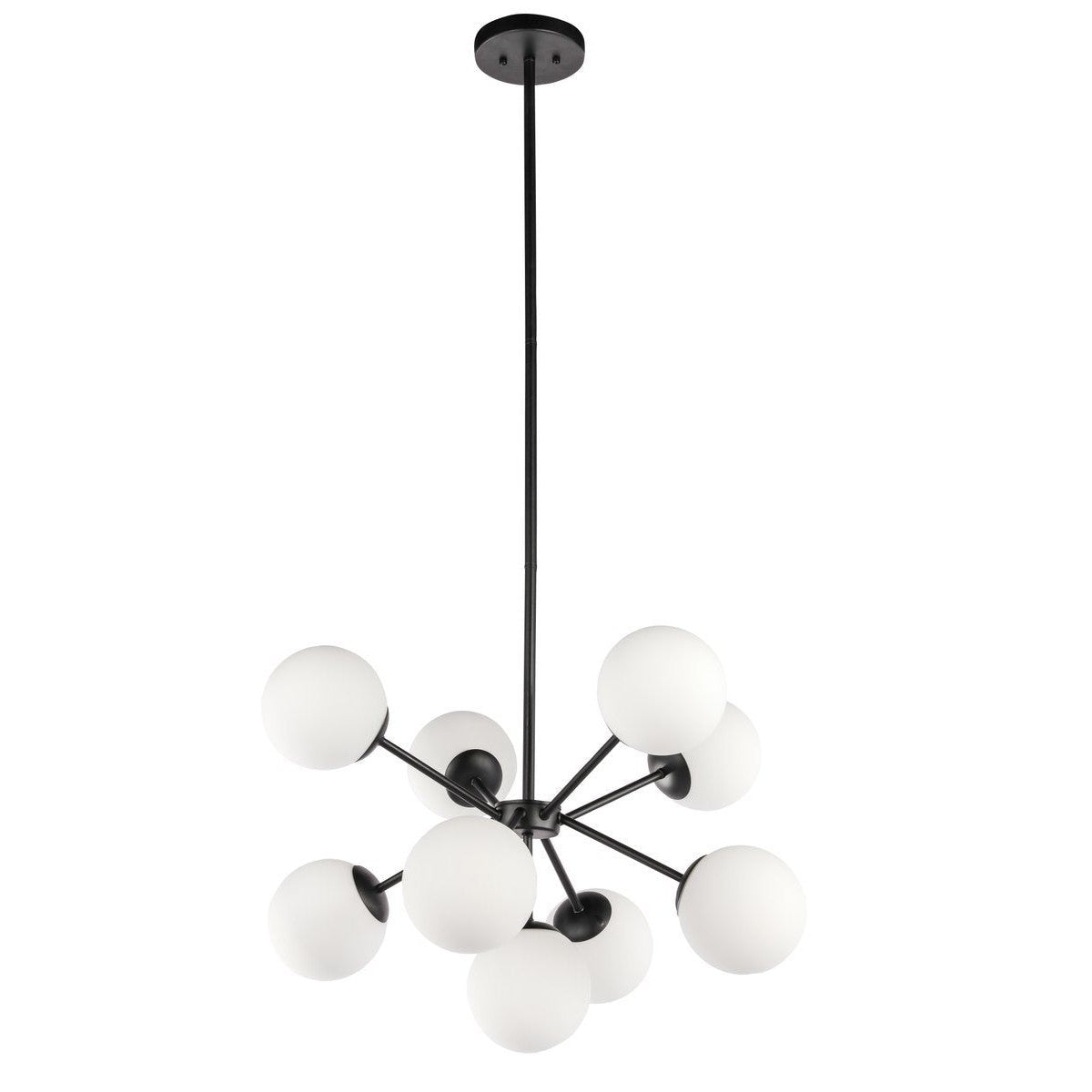 Elegant Lighting JUPITER LD5028D27BK Pendant Industrial - Black