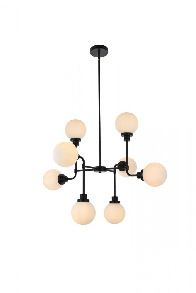 Elegant Lighting HANSON LD7038D36BK Pendant Mid Century Modern - Black