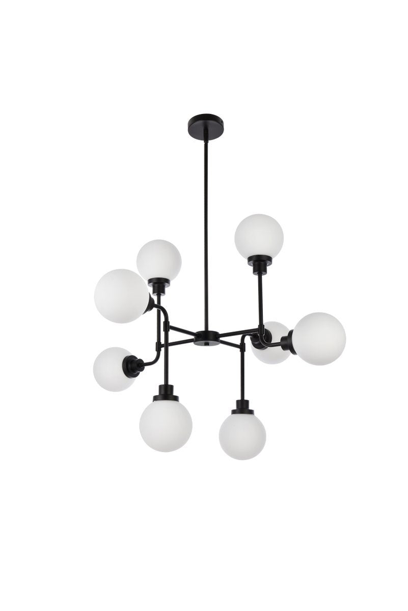 Elegant Lighting HANSON LD7038D36BK Pendant Mid Century Modern - Black