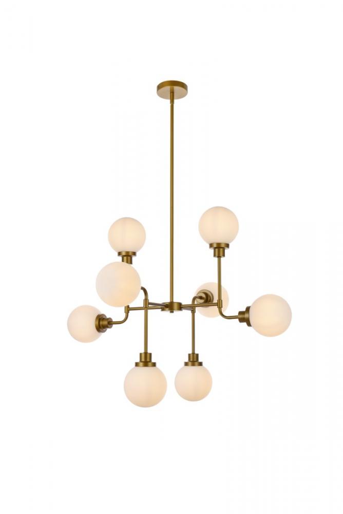 Elegant Lighting HANSON LD7038D36BR Pendant Mid Century Modern - Brass