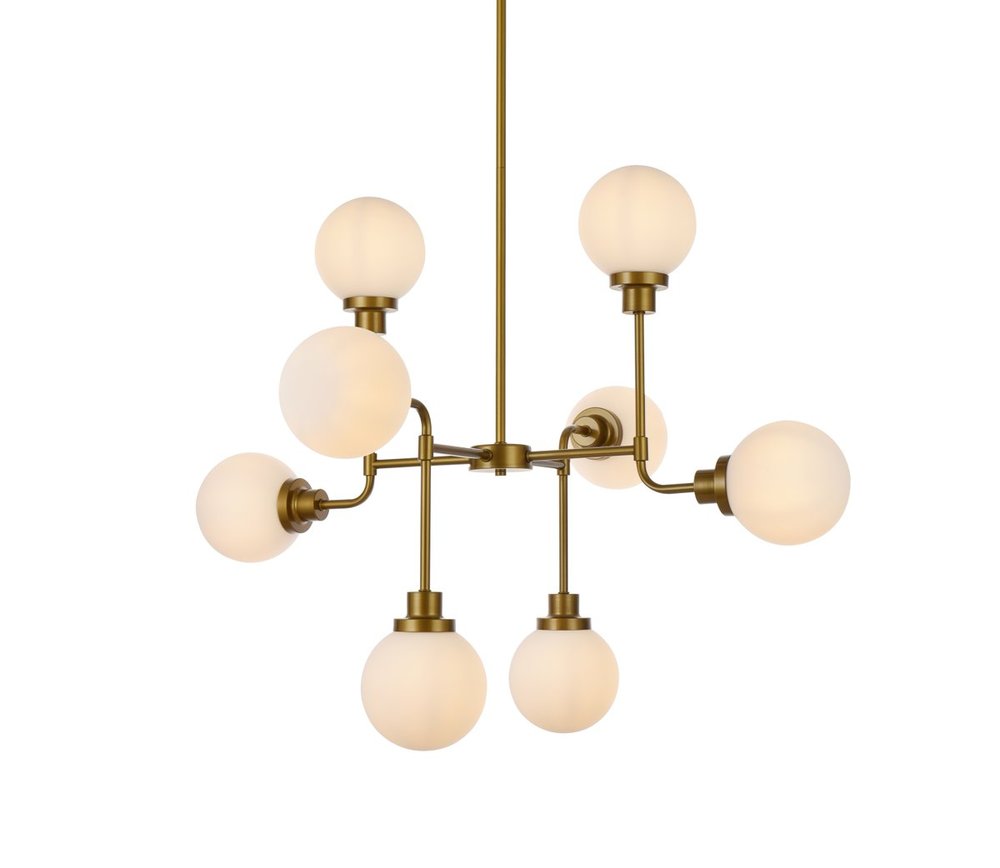 Elegant Lighting HANSON LD7038D36BR Pendant Mid Century Modern - Brass