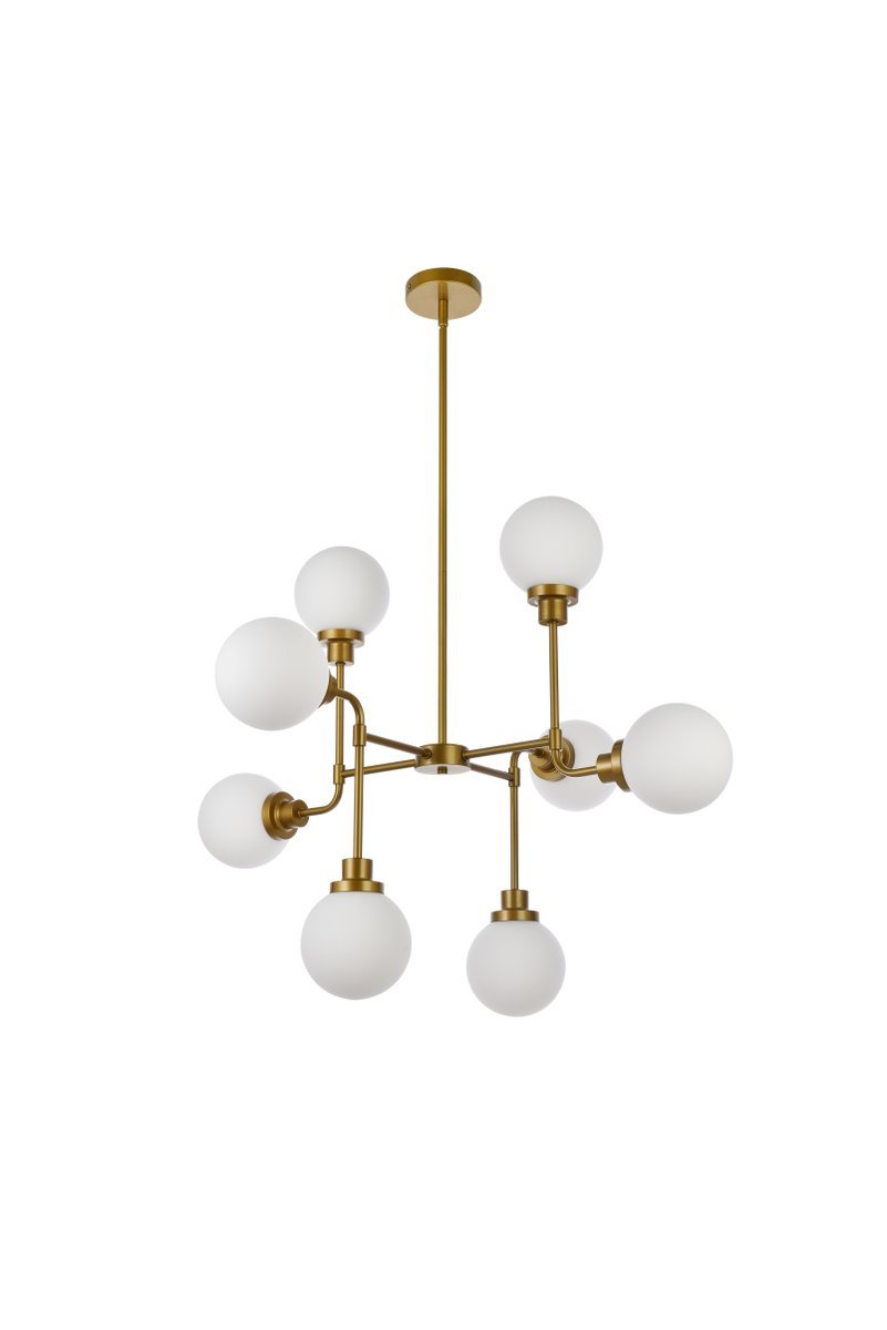 Elegant Lighting HANSON LD7038D36BR Pendant Mid Century Modern - Brass