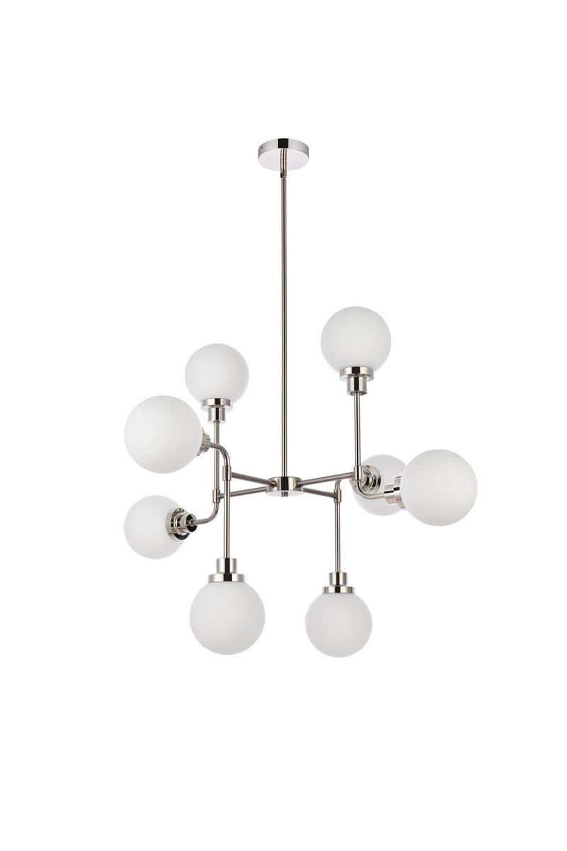 Elegant Lighting HANSON LD7038D36PN Pendant Mid Century Modern - Polished Nickel