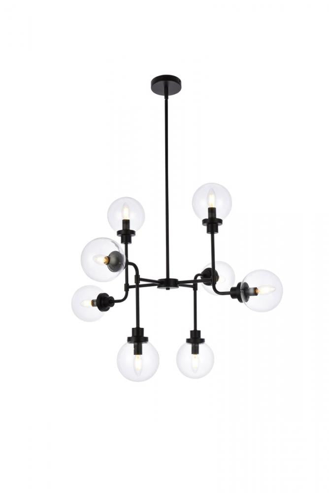 Elegant Lighting HANSON LD7039D36BK Pendant Mid Century Modern - Black