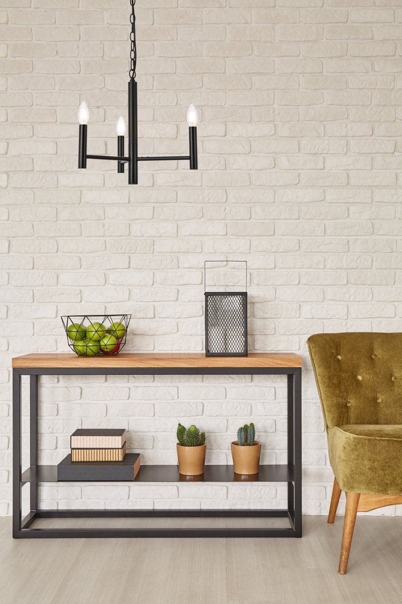 Elegant Lighting CARMELLA LD7059D17BK Pendant Mid Century Modern - Black