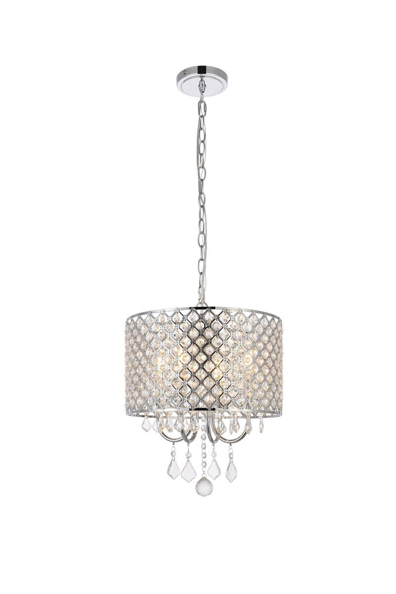 Elegant Lighting ELISE LD711D14C Pendant Transitional - Chrome